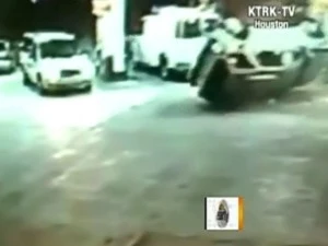 Gas Station Crash Gas Station Crash