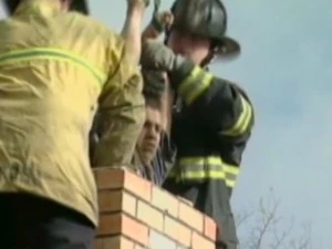 Teen Gets Stuck in Chimney Teen Gets Stuck in Chimney