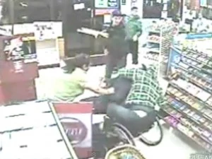 Wheelchair-Bound Man Thwarts Robbery Wheelchair-Bound Man Thwarts Robbery