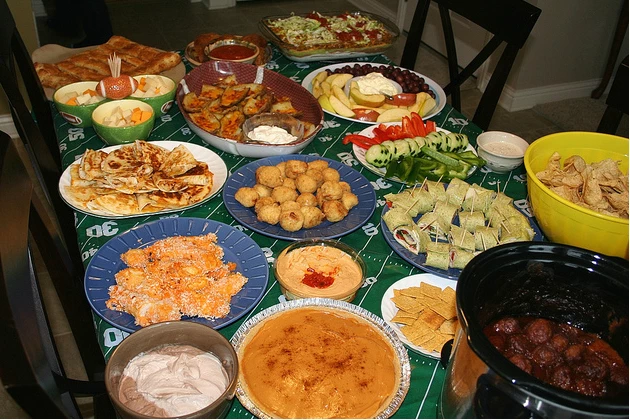 glorious spread of super bowl snacks glorious spread of super bowl snacks