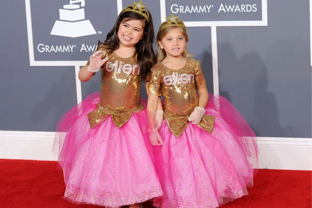 Sophia Grace 'Super Bass' girls at Grammys Sophia Grace 'Super Bass' girls at Grammys