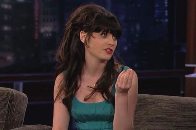 Zooey Deschanel Jimmy Kimmel Zooey Deschanel Jimmy Kimmel