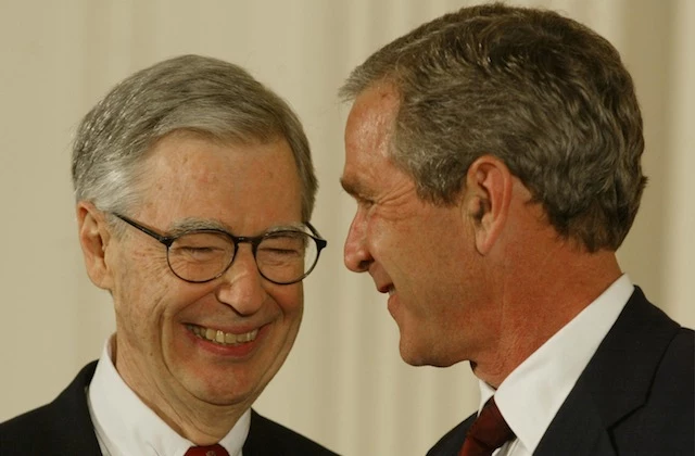 Presidential Medal of Freedom Award Presented Presidential Medal of Freedom Award Presented george w. bush fred rogers