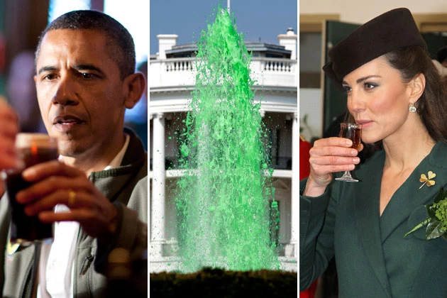 St. Patrick's Day, President Barack Obama and Kate Middleton St. Patrick's Day, President Barack Obama and Kate Middleton