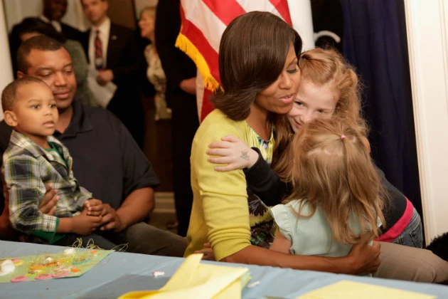 Michelle Obama at Fisher House Michelle Obama at Fisher House