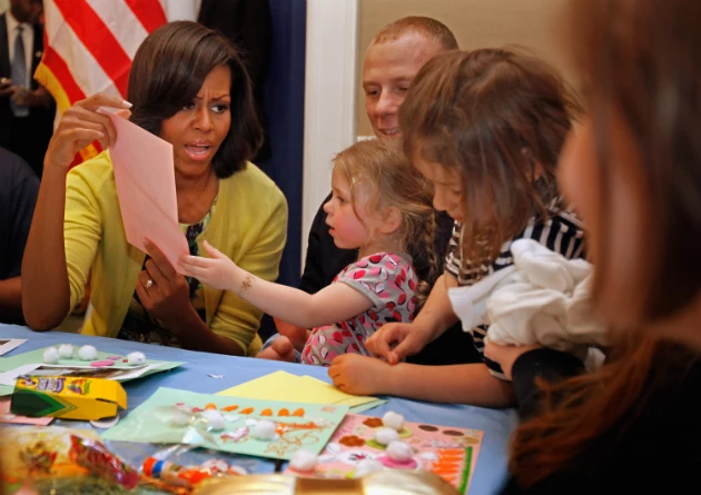 Michelle Obama at Fisher House Michelle Obama at Fisher House