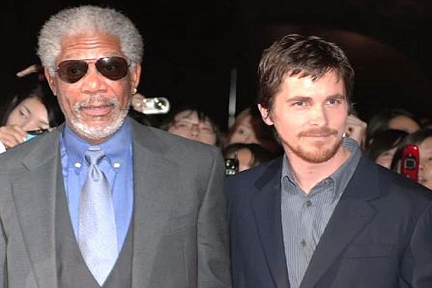 Morgan Freeman Christian Bale Morgan Freeman Christian Bale