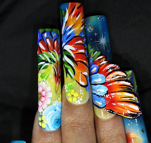Nail Art Designs - Bird Nail Art Designs - Bird