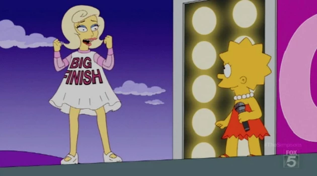 Lady Gaga The Simpsons Lady Gaga The Simpsons