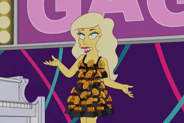 Lady Gaga The Simpsons Lady Gaga The Simpsons