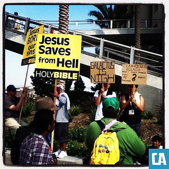 Comic-Con 2012 protest Comic-Con 2012 protest