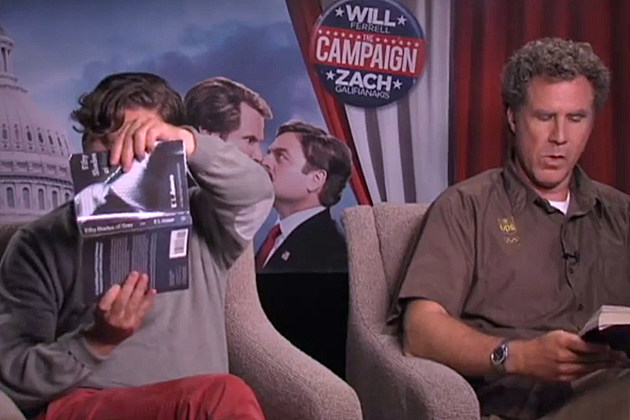 Will Ferrell and Zach Galifianakis read '50 Shades of Grey' Will Ferrell and Zach Galifianakis read '50 Shades of Grey'