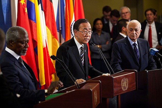 Kofi Annan Briefs UN Security Council On Syria