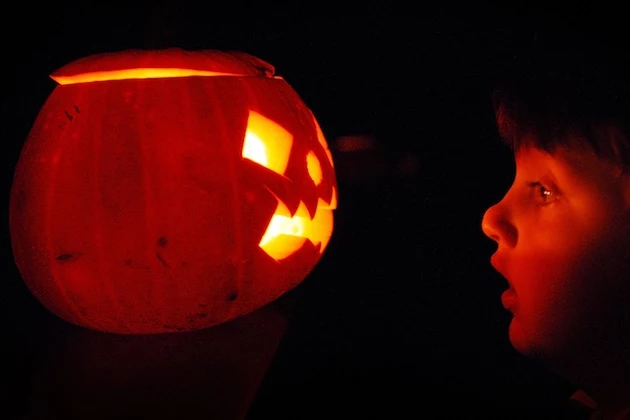 Children Enjoy Traditional Halloween Pumpkins Children Enjoy Traditional Halloween Pumpkins