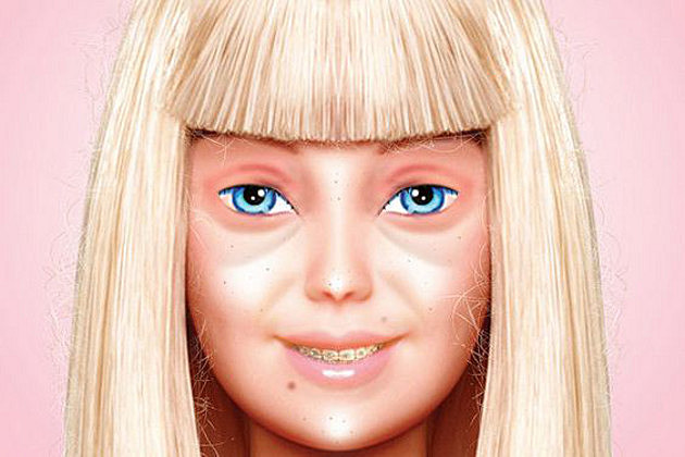 makeup less barbie