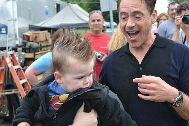 Robert Downey Jr Meets Kid Robert Downey Jr Meets Kid