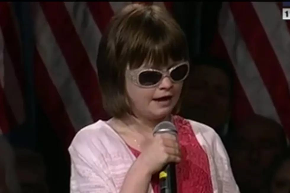 Blind Teen With Cerebral Palsy Wows Crowd With Stirring National Anthem Rendition