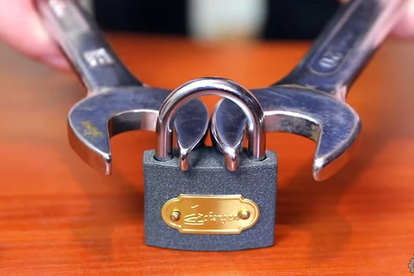 Breaking a Lock With a Wrench Appeals to Your Inner Thief