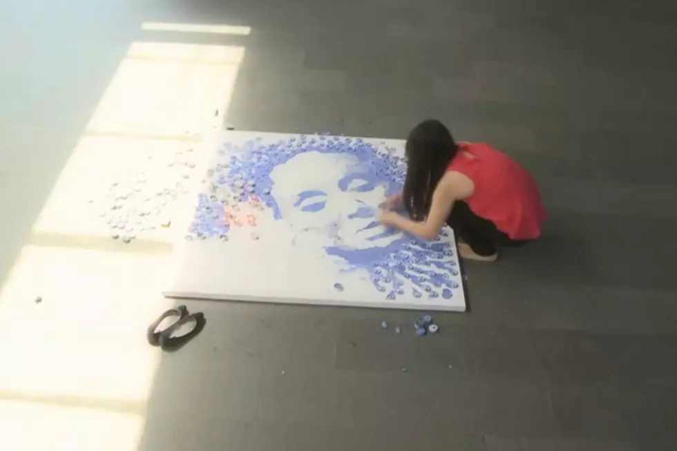 Artist Makes Amazing Adele Portrait Using Candles